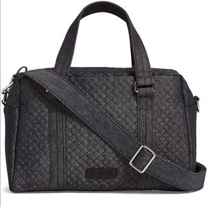 Vera Bradley 100 Handbag satchel crossbody denim